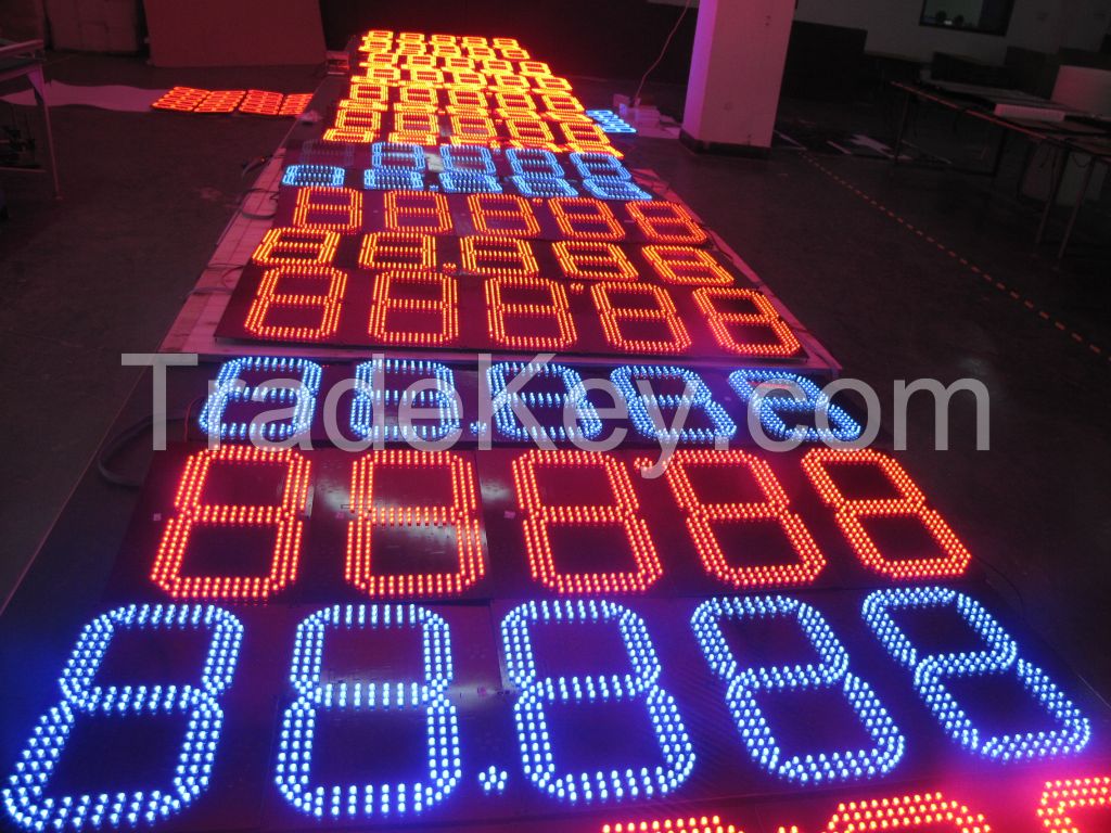 China hot sale outdoor LED gas price sign with CE certification