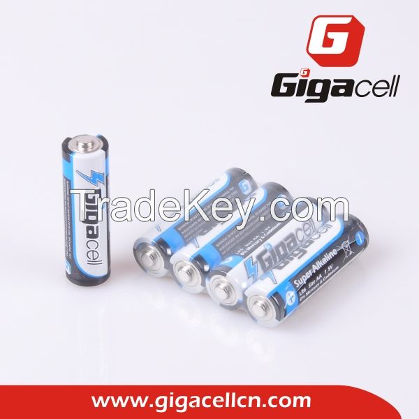 Super alkaline AM3 battery LR6 battery Size AA battery