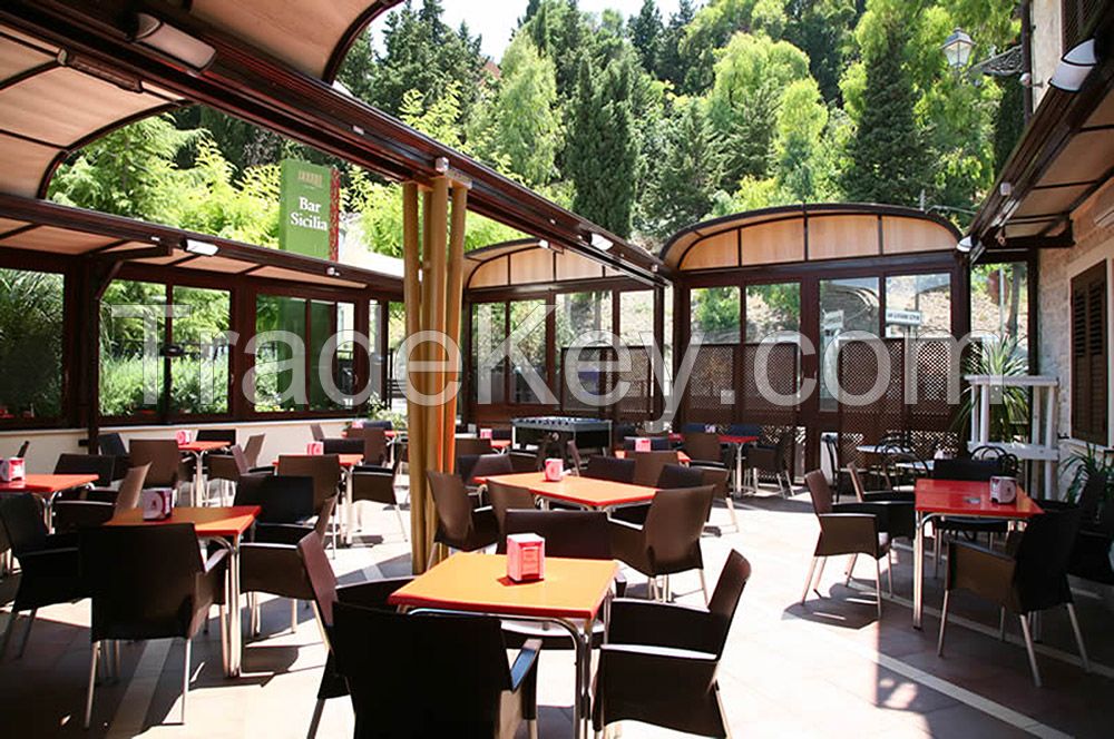 Retractable Roof for Commercial Applications