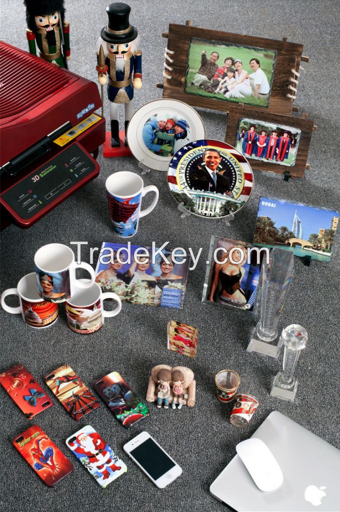 High Quality Mini Multi-Functional Sublimation Vacuum Heat Press Transfer Machine 3D Printer For Phone Case Mugs 