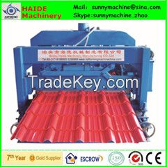 steel profile glazed steps roofing tile roll forming machine roll former 