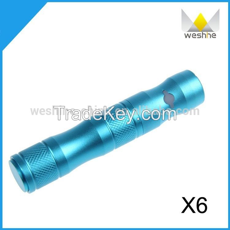 Weshine Hot Selling New Design Factory Wholesale X6 E Cigarette X6 Battery with V2 Vaporizer