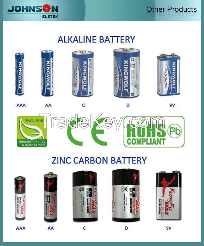 Hotsale r6 carbon zinc battery