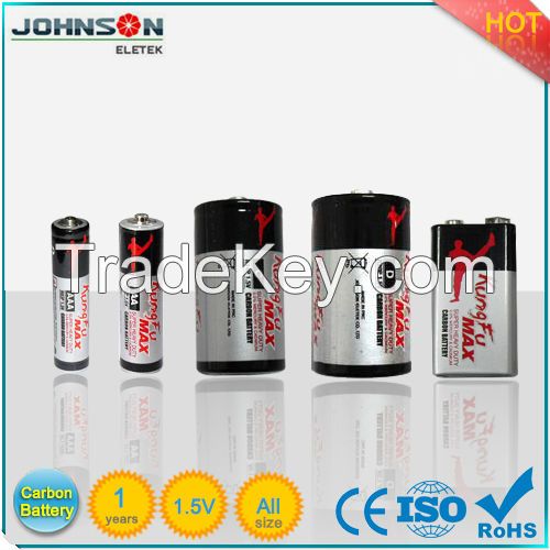 super safe discharge time more than 600 D zinc carbon battery R20