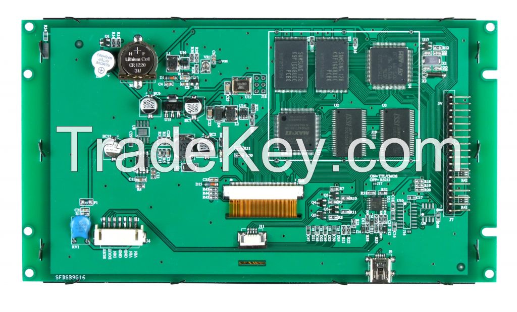 STONE tft lcd module with color touchscreen & rs232 interface/cpu