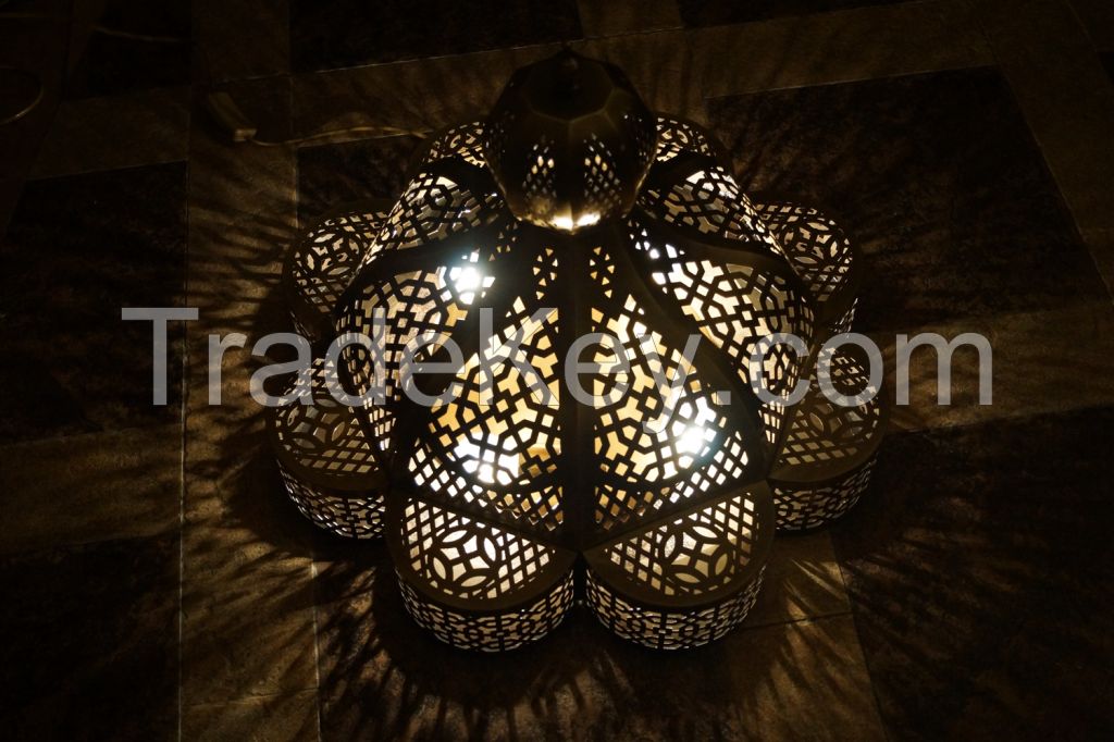 Arabic-Style Hall Brass Ceiling  lights  (M021334-300)