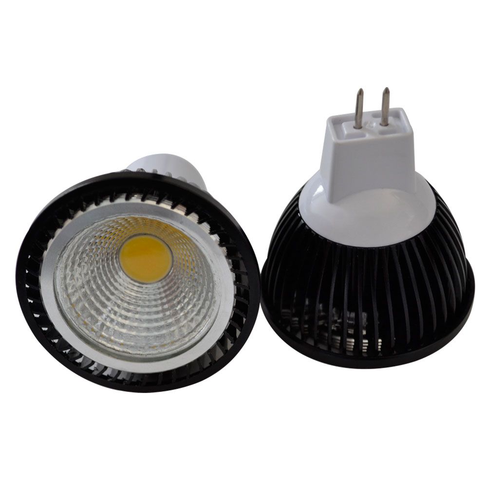 CRI 80Ra 3W 5W 7W GU10 MR16 4500K COB led spot lighting