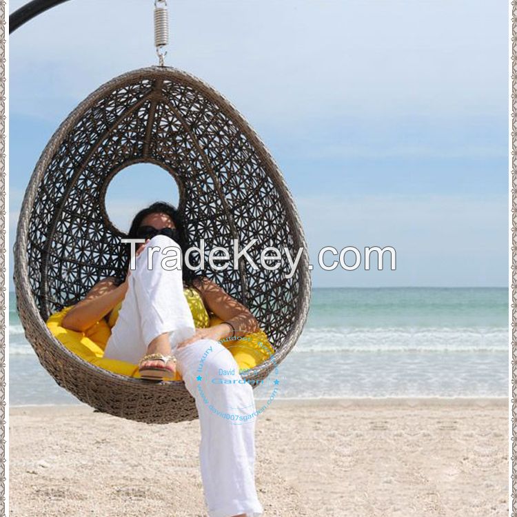 outdoor rattan furniture garden hanging swing chair