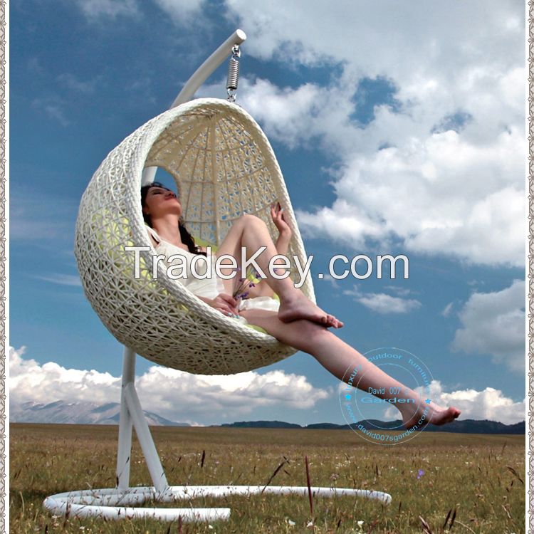 outdoor rattan furniture garden hanging swing chair