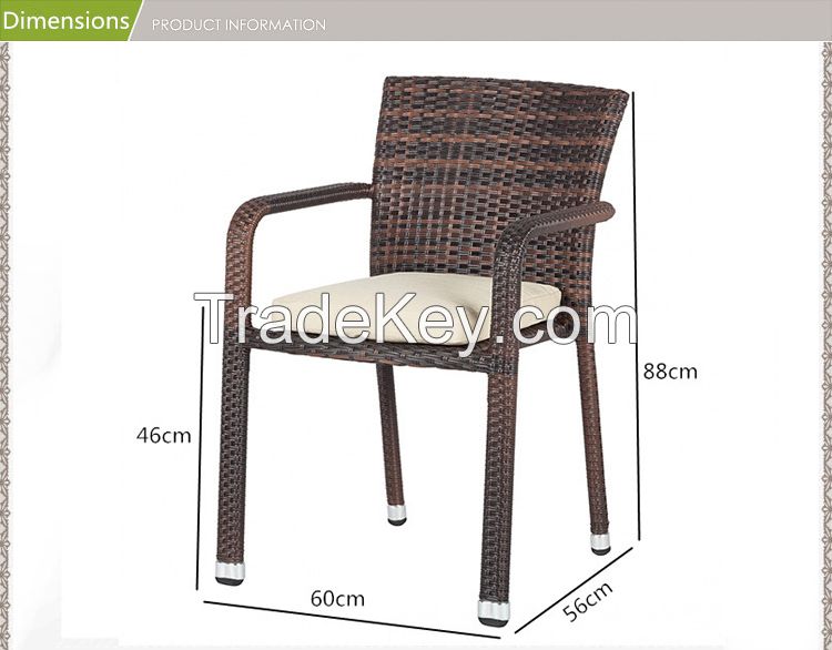 outdoor rattan synthetic furniture garden chair 