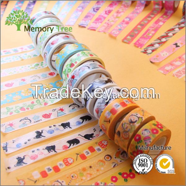 Washi sticker washi Self-adhesive Rice Paper Roll sticker