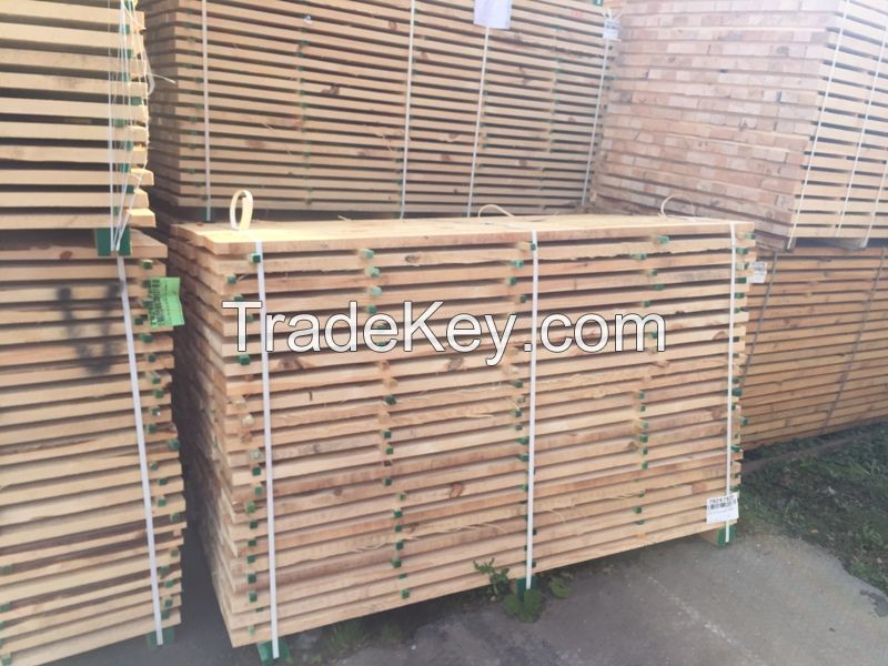 Softwood boards for construction dry 16-18% (KD)