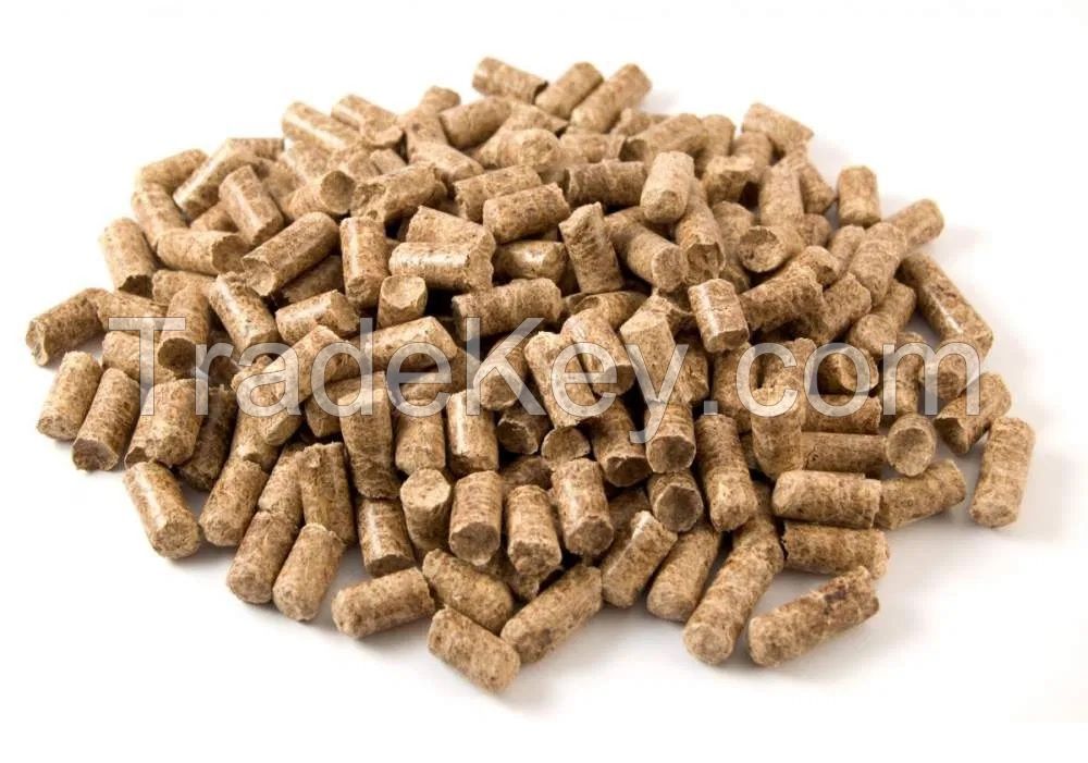 Pine wooden pellets 6 mm in big-bags