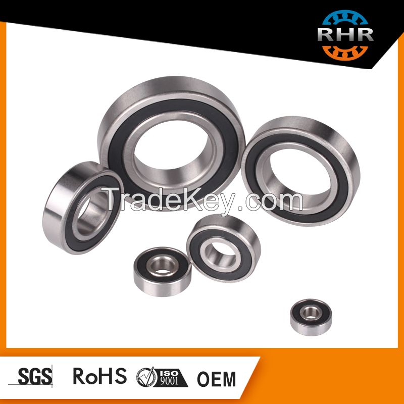 High performance low price sealed deep groove ball bearings