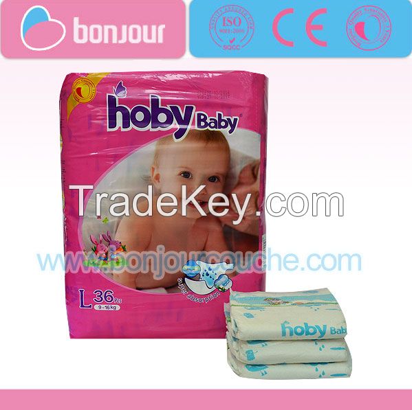 Super absorbent sleepy baby diaper