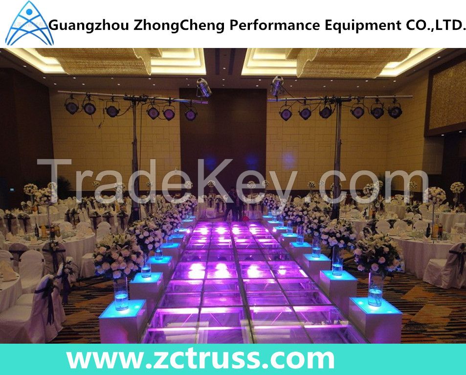 Portable Aluminum Plexigless Stage