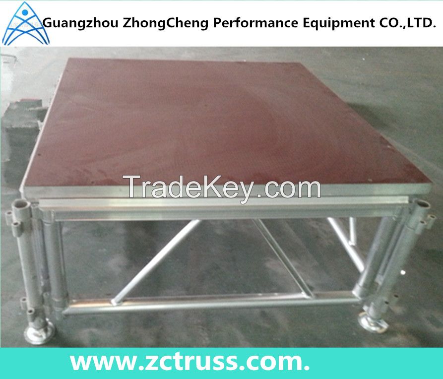 Adjustable Aluminum Plywood Stage