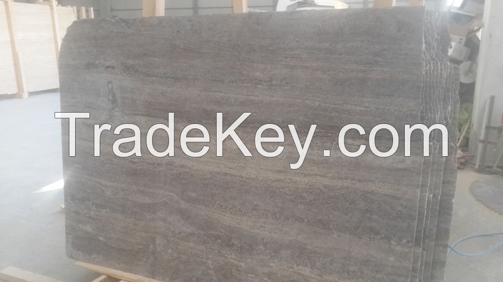 silver travertine