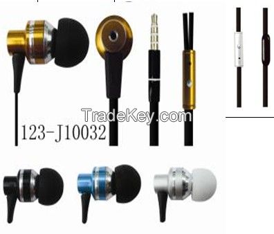 go pro 2015 new product super bass in-ear metal earphoned for portable media player,headphone with bass