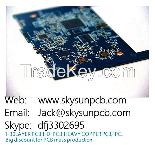 double side copper double-side pcb/multilayer pcb/rigid /single/pcb do