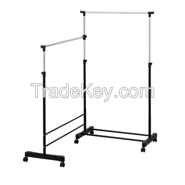 Foldable Double Garment Rack