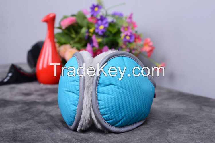 Collapsible Blue Waterproof Ear Muffs, Available in Various Colors/OEM/ODM Accepted/Promotion Gift