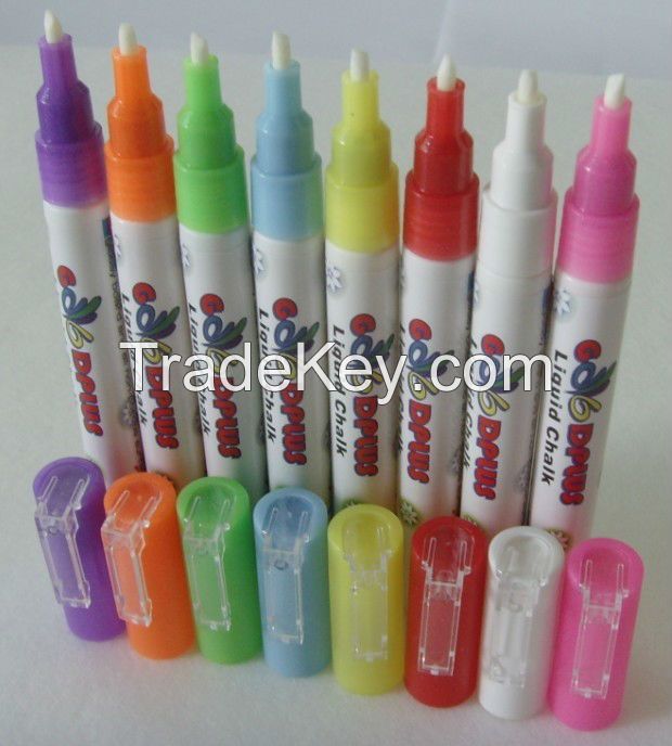 High quality 3mm nib Damp erase Dry erase fluorescent pen highlighter marker pen