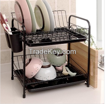 black dish drying rack