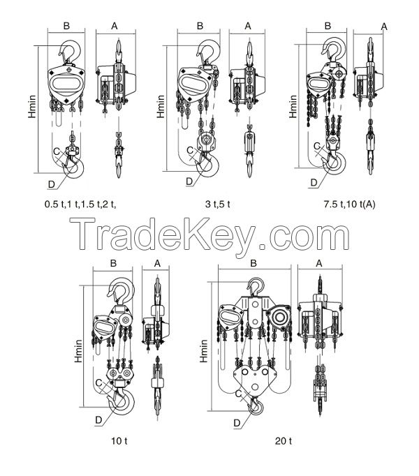 Pull Lift Chain Hoist