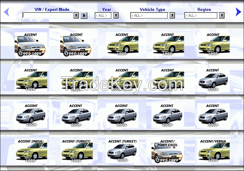 Original Spare Parts Catalog Hyunidai Microcat 