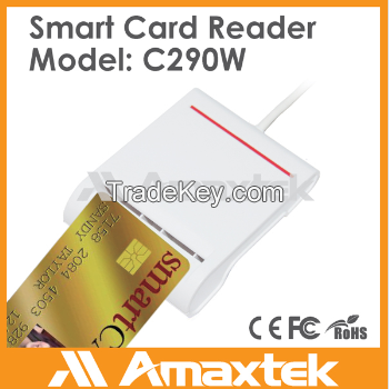 Factory directly supply high quality ISO 7816 EMV 2000 usb card reader ic/id/AMT smart card reader