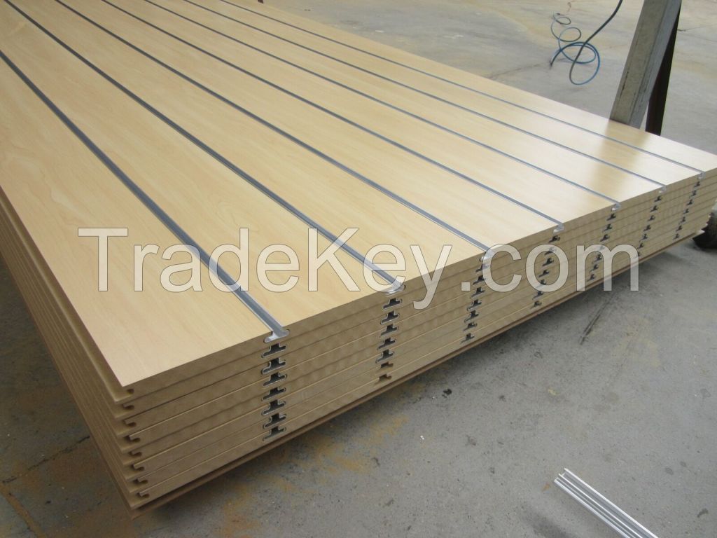 Melamine MDF slatwall