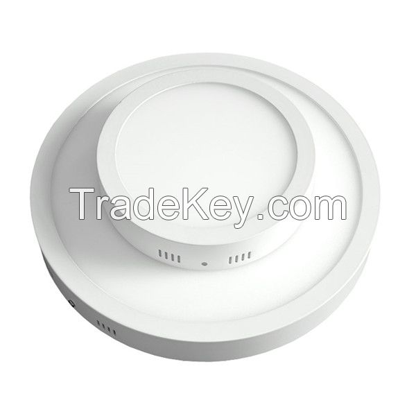 6W 12W 18W 24W white suface mounted round led panel lighting led round panels round ceiling lights down light