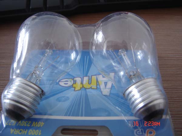 incandescent bulbs