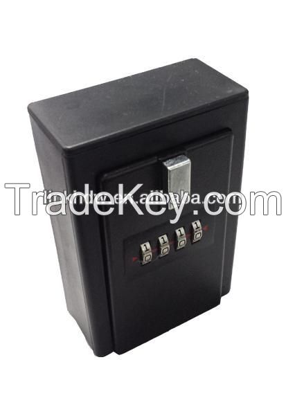 Wall-Mounted 4 Number Combination Key/Card Storage LockBox