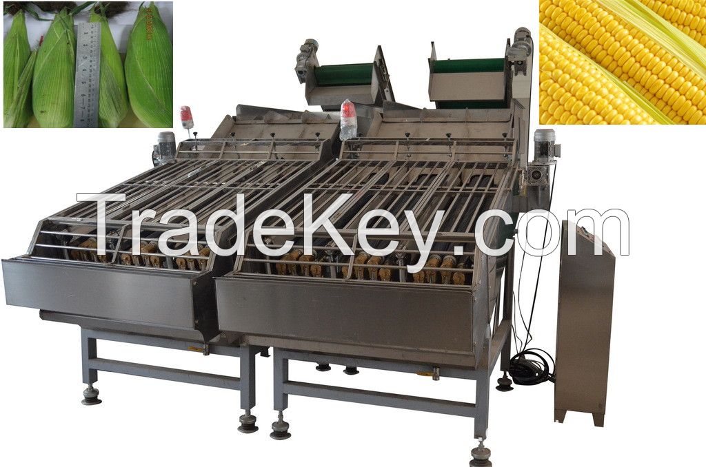 high quality fresh corn peeling machine