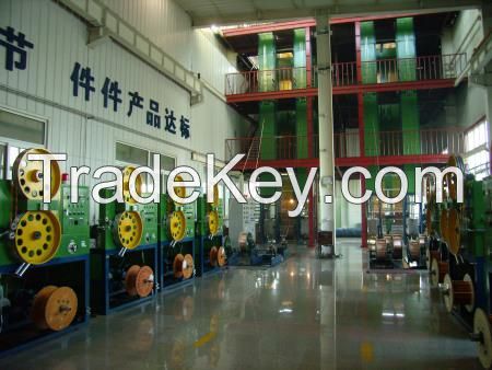 Energy-saving vertical enameling machine of flat wire series