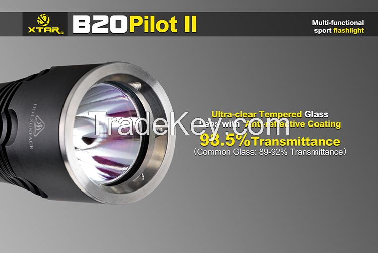 XTAR Hot selling item - B20 Pilot II Cree XM-L2 U3 Flashlight, bike light 