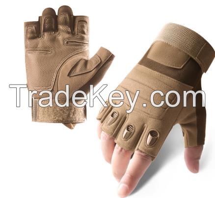 Tactical half-finger gloves motorcycle riding climbing manufacturer military training combat gloves