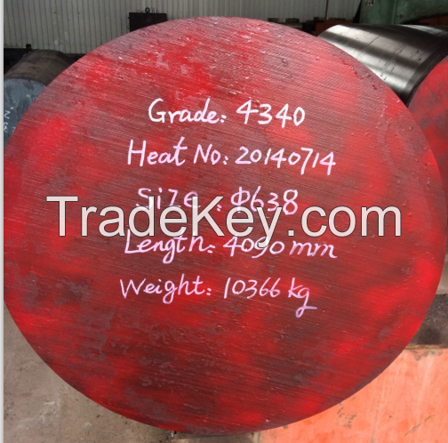 Forged steel round bar