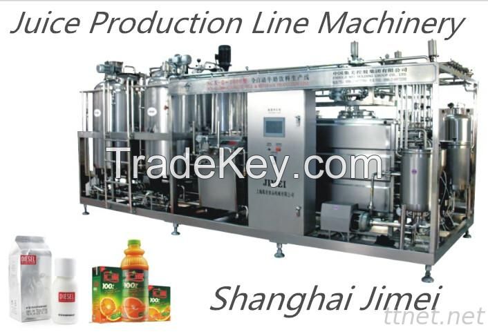 Complete automatic juice production line