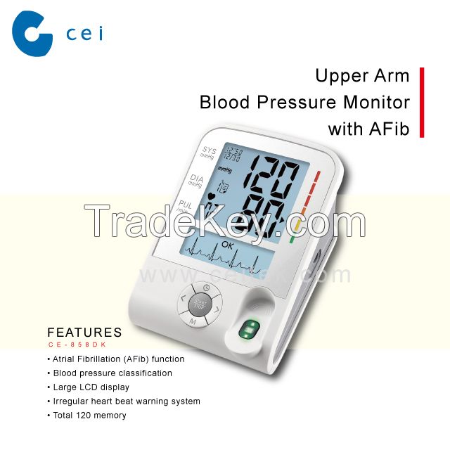 NEW Senior Care Digital AFib Blood Pressure Monitors Cardiology Instruments Cardio Heart Rate Monitor