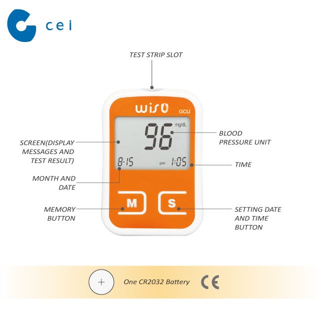 New 2019 Multifunction Device 3 in 1 Blood Glucose Tester Meter with Test Strips Health Care Products Home