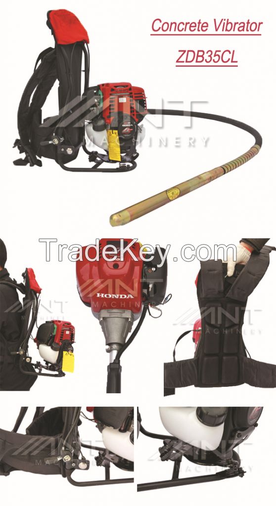 ZDB35CL hot sales backpack construction machinery vibrators