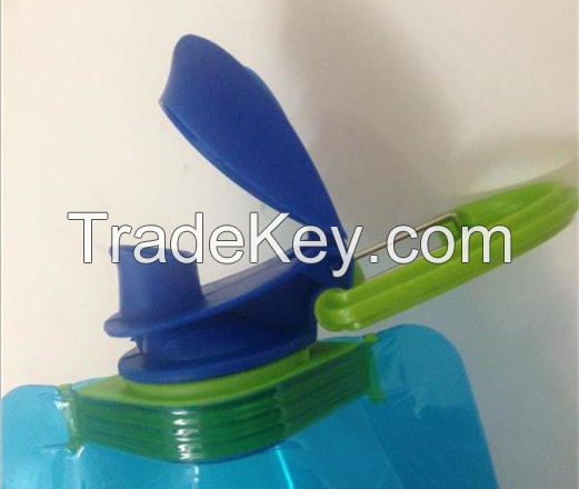 2015 Promotional Gifts 700ml New Top Collapsible Foldable Water Bottle