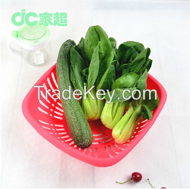 Unique Design Food Grade Plastic Basket Fruit Basket, Vegetable Washing Basket