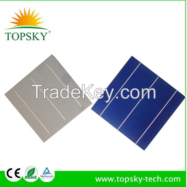 High efficiency poly solar cells 6*6 3.4W-4.3W for solar panel for home system