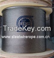 stainless steel wire rope, PVC or Nylon coated wire rope