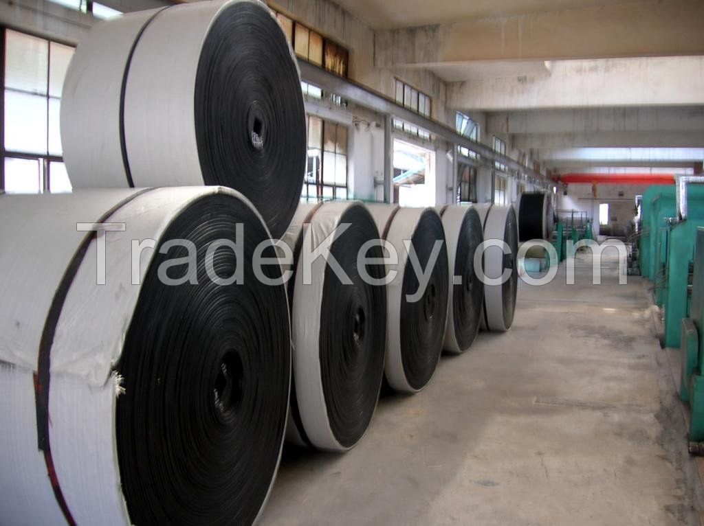 rubber conveyor belt and v-belt