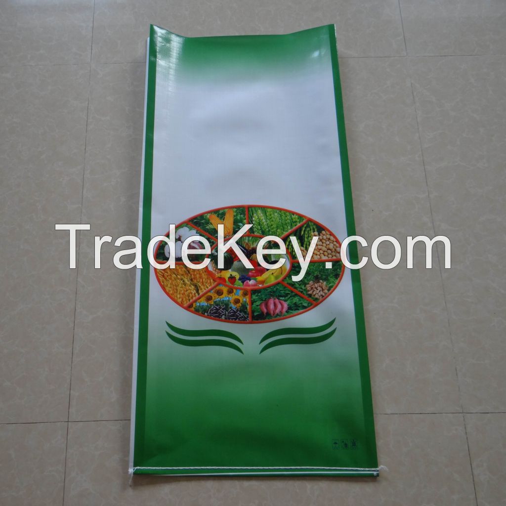 Waterproof Bopp laminated pp woven Fertilizer Bags with PE Film